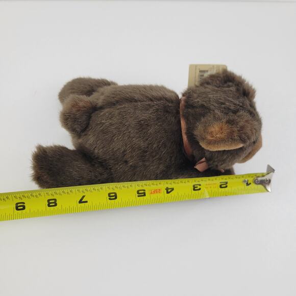 The Bearington Collection Teddy Bear Brown Lazy Ben Stuffed Animal 8" Plush - Picture 8 of 8